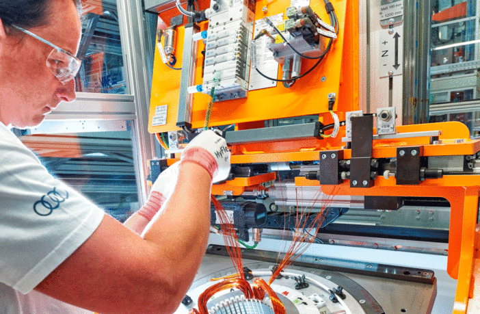 Audi Hungaria starts series production of electric motors
