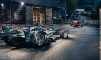 Jaguar and GKN Driveline set UK course record with Formula E car