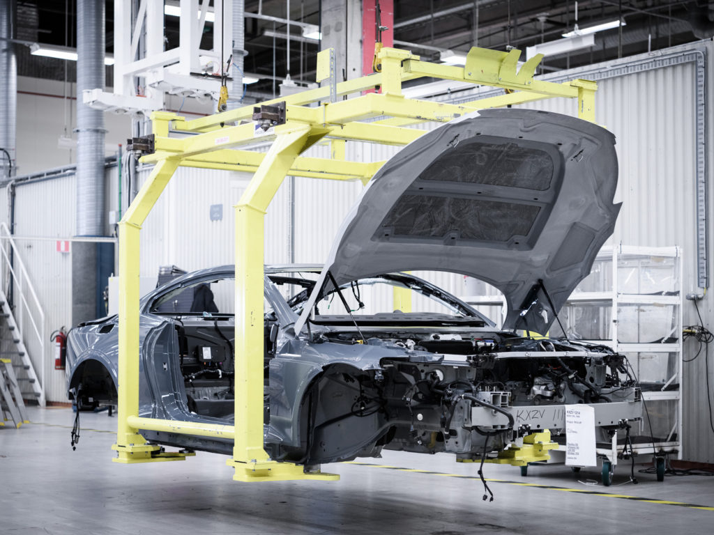 First Polestar 1 prototype vehicles start production