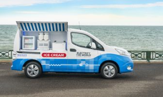 Nissan electric ice cream van