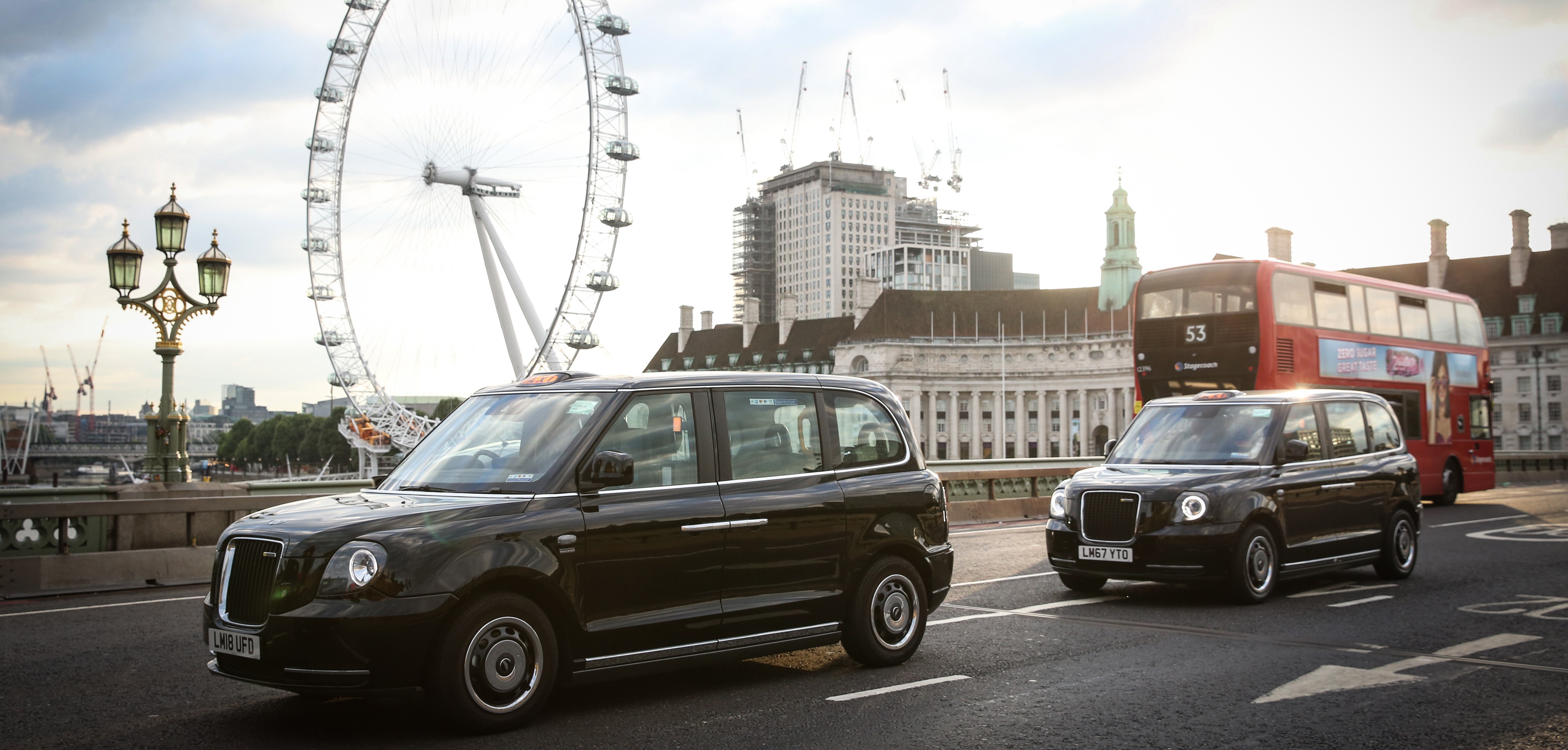Oxford Diecast 76TX5001 – OO Gauge 1:76 LEVC Electric Taxi Black Cab – BNIB