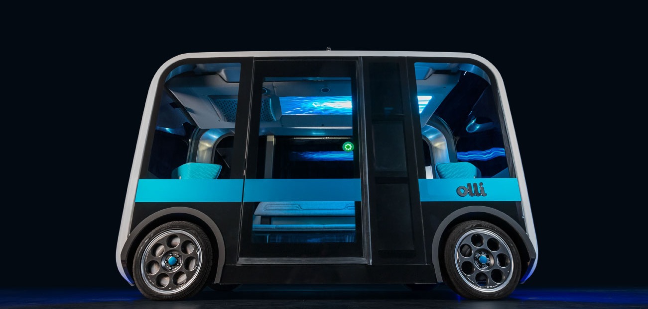 3Dprinted, electric autonomous shuttle begins production Electric