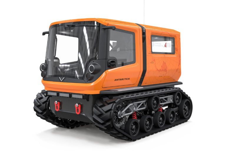 Firstever electric polar expedition vehicle powered by Formula E
