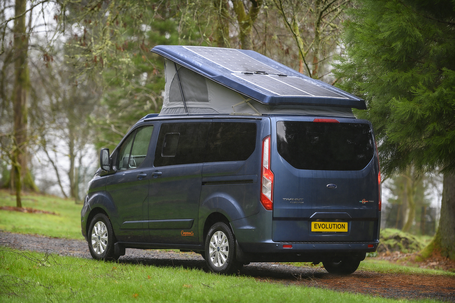 Hybrid Ford Transit Custom Evolution Eco Camper Launches Electric 