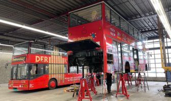 ‘Dirty diesel buses’ are being converted to electric power with in-wheel technology