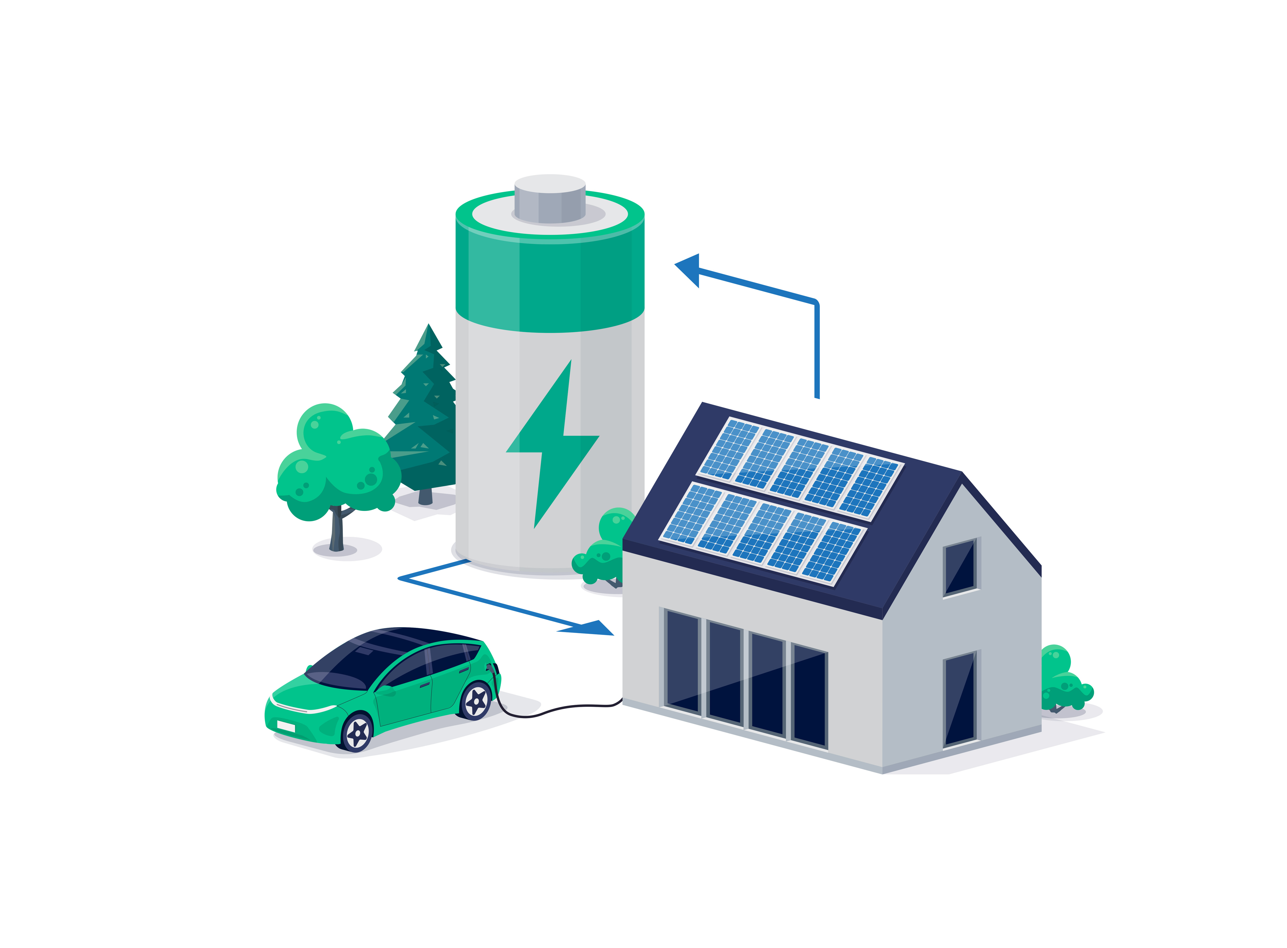 Bidirectional EV charging tapping into the potential of V2G's stored