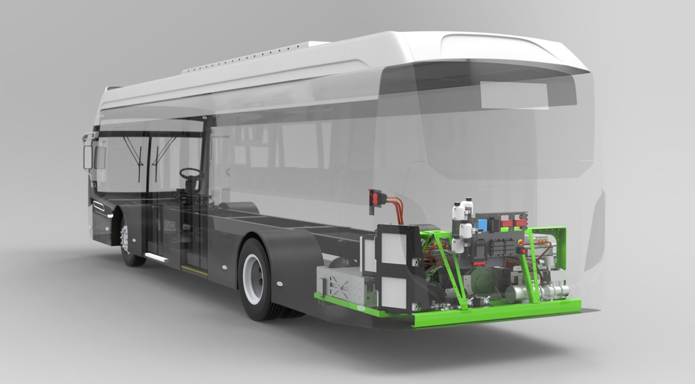 Technology that can turn any bus from ICE to fully electric revealed